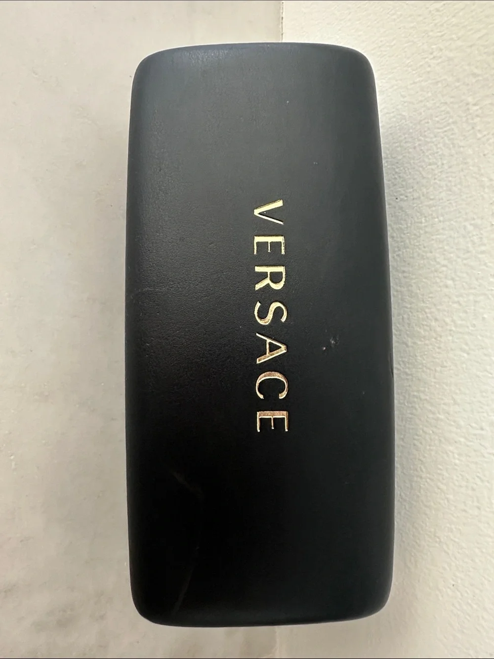 Versace Gold & Black Gradient Rimless Sunglasses